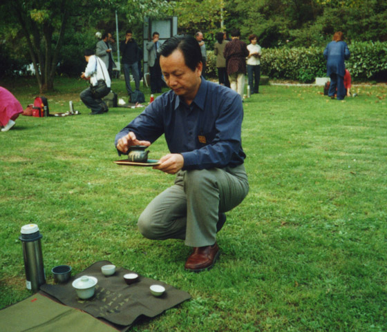 蔡榮章教師 Master Cai Rong zhang ( Tsai Rong Tsang ) Wu-Wo Tea Meeting in Compito 無我茶會