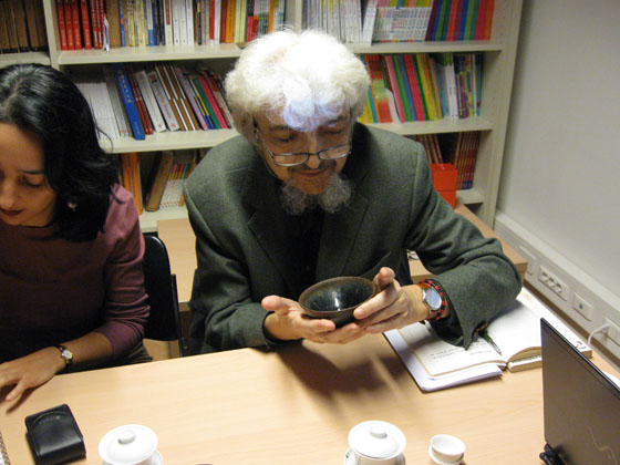 Examining a Jian kilns temmoku tea-cup from the Song dynasty 鉴赏宋建窑黑釉兔毫盏 - Antonello Sparzani