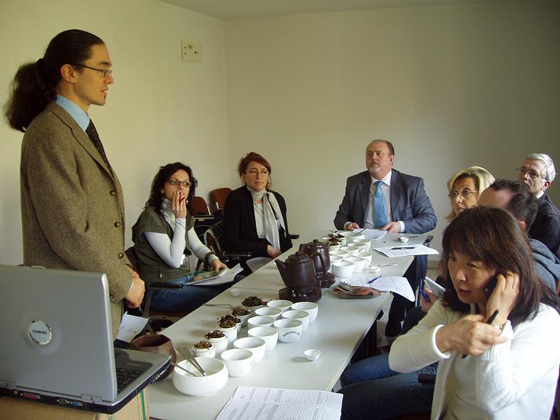 Higan 2007 Livio Zanini Oolong e Pu-erh Tea Tasting Class  查立伟 乌龙茶与普洱茶审评讲座
